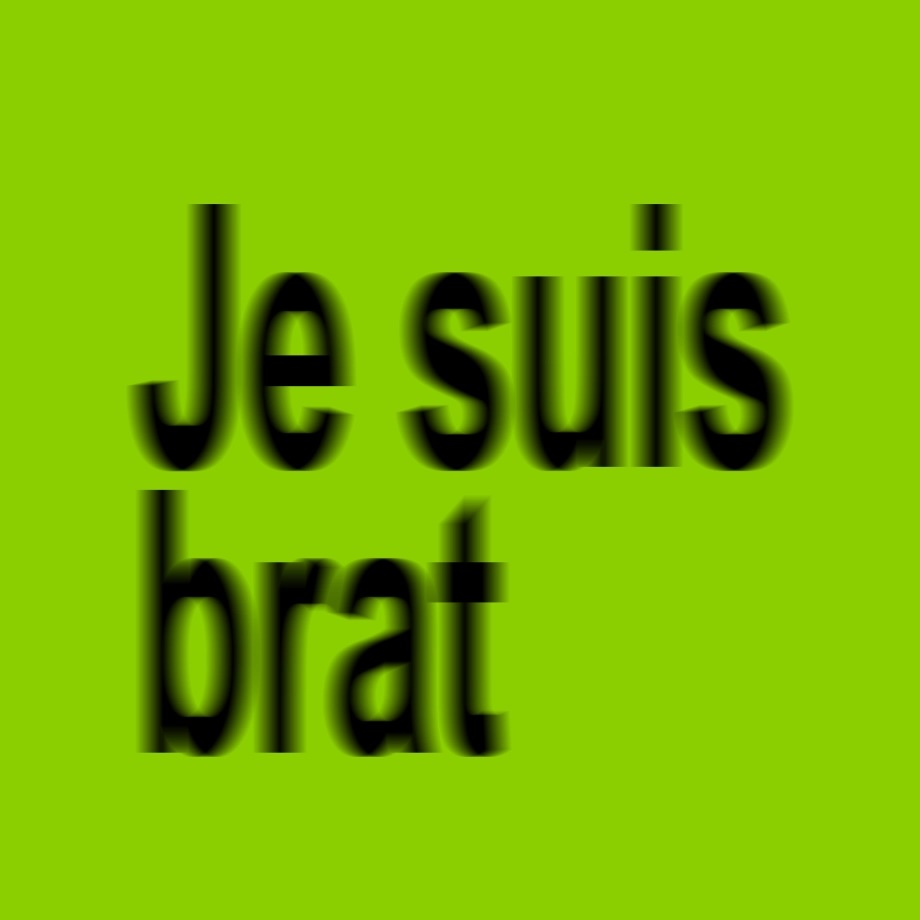 Brat Grafikdesign Trend